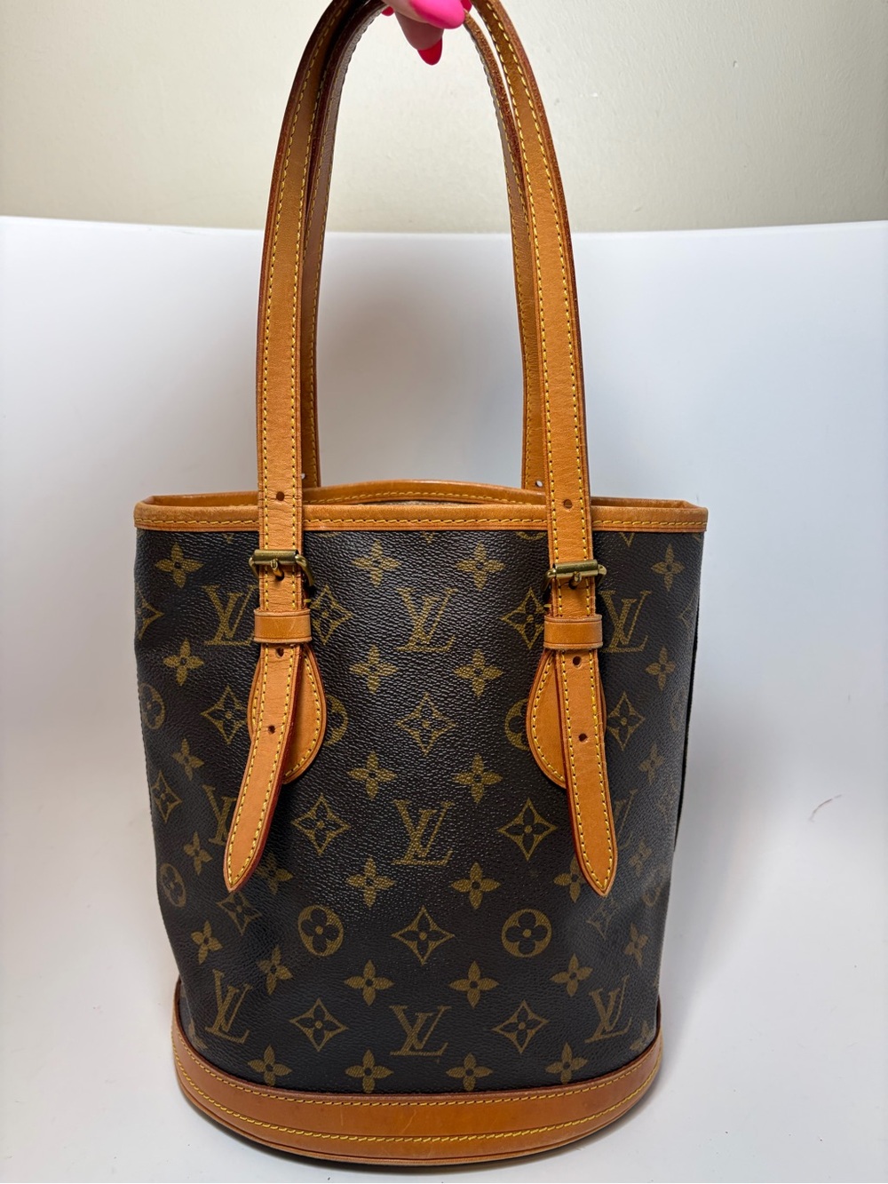 Louis Vuitton Petite Bucket Bag PM Monogram